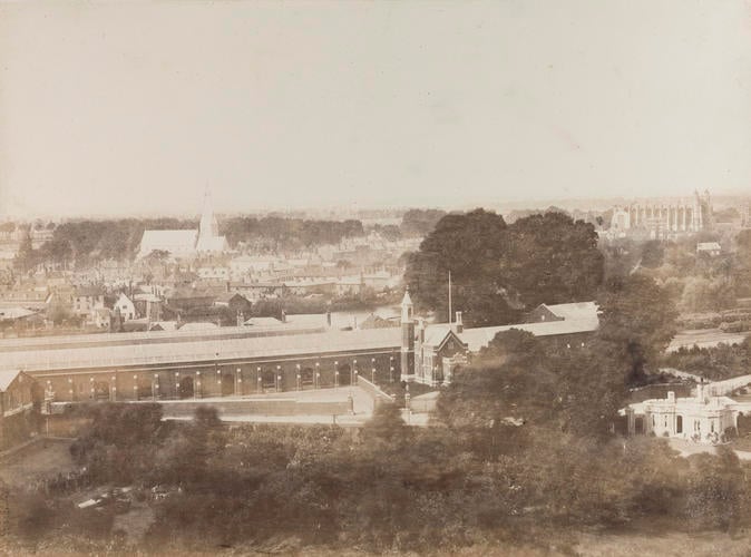View of Windsor and Eton from the North Terrace, Windsor Castle