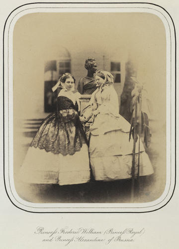 Princess Frederick William (Princess Royal) and Princess Alexandrine of Prussia