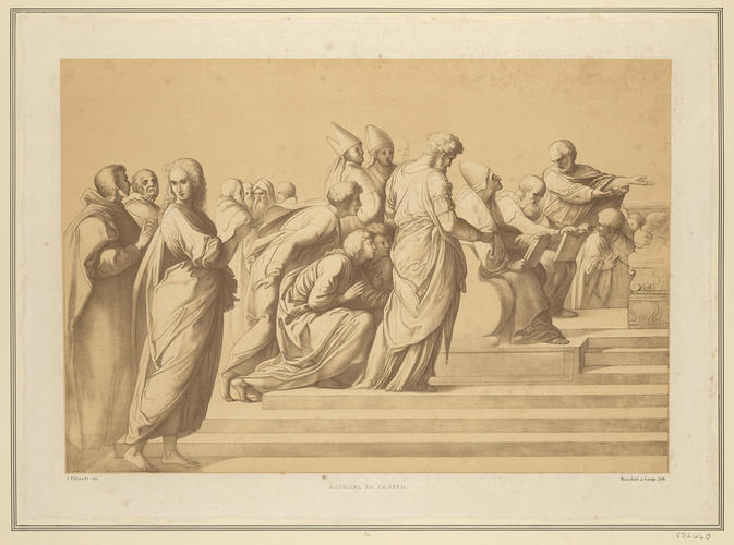 Study for the left-hand lower part of the 'Disputa'