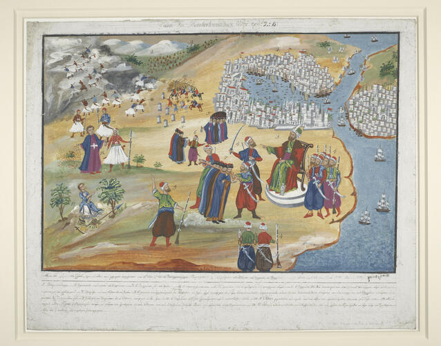 Illustrations of events in the Greek War of Independence: 2. The Fall of Constantinople