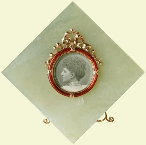 Frame with a photograph of Queen Alexandra