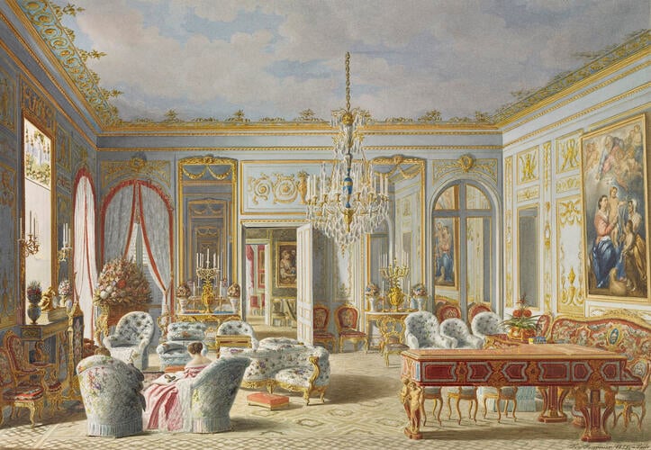 Queen Victoria's drawing room at Saint-Cloud Queen Victoria's drawing room at Saint-Cloud