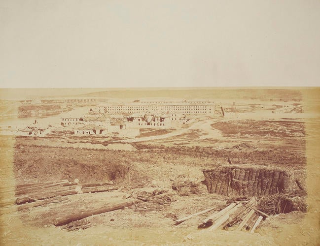 Sebastopol from the Redan. [Crimean War photographs by Robertson]