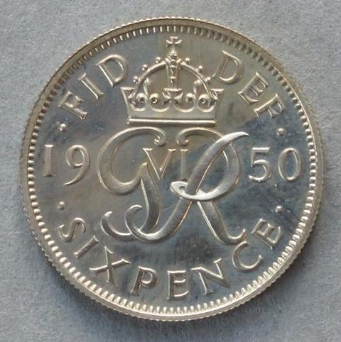 George VI Proof sixpence