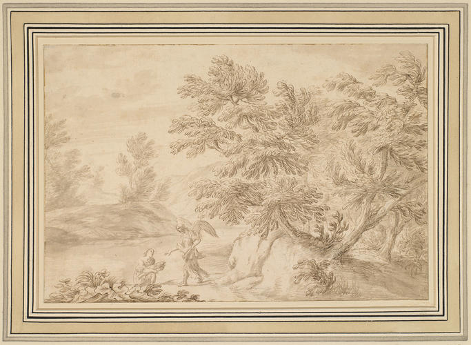 A landscape with Tobias and the Angel A landscape with Tobias and the Angel