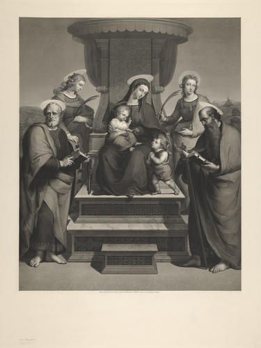 The Virgin and Child Enthroned with Saints [`The Colonna Altarpiece?, central panel]