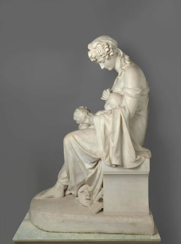 Mrs. Jordan, née Dorothea Bland (1761-1816) and two of her children Mrs. Jordan, née Dorothea Bland (1761-1816) and two of her children