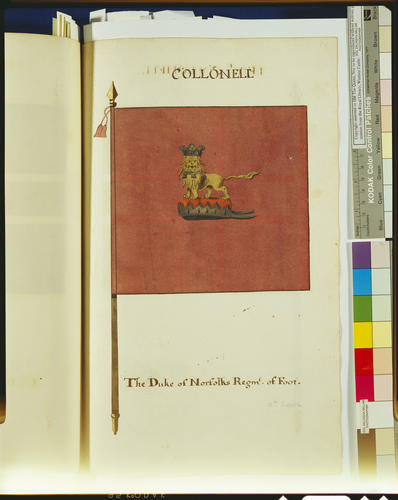 Drawings of the Colours and Standards of the British Army : Tempore James II &c. &c. &c Drawings of the Colours and Standards of the British Army : Tempore James II &c. &c. &c