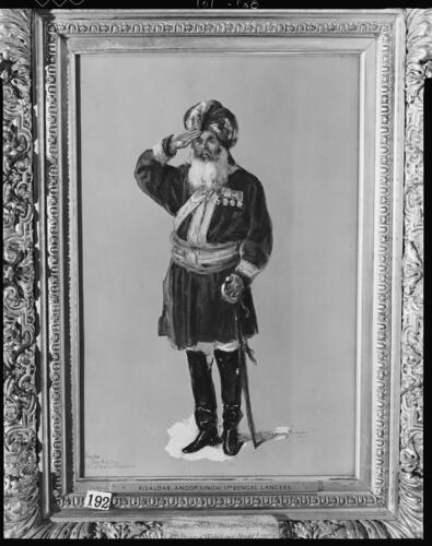 Risaldar Anoop Singh, Sirdar Bahadur, 11th Bengal Lancers (b. c. 1830)