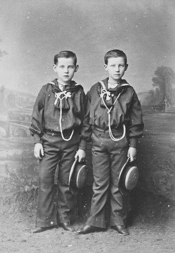 Crown Prince Constantine and Prince George of Greece