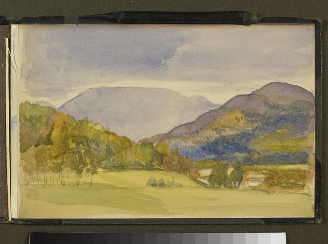 Master: Queen Victoria's Sketch Book 1872-3
Item: A Highland landscape