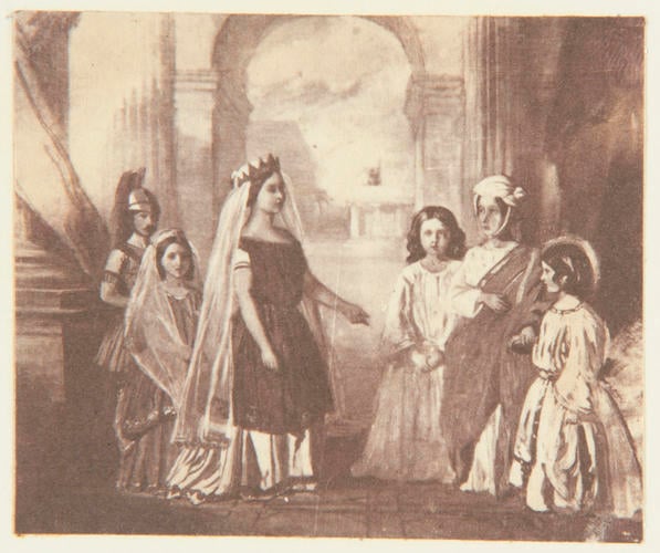 Queen Victoria's children in the tragedy Athalie, 10th February 1852