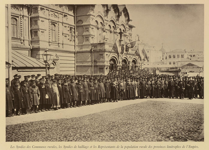 Representatives of rural provinces at the coronation of Nicholas II, Emperor of Russia