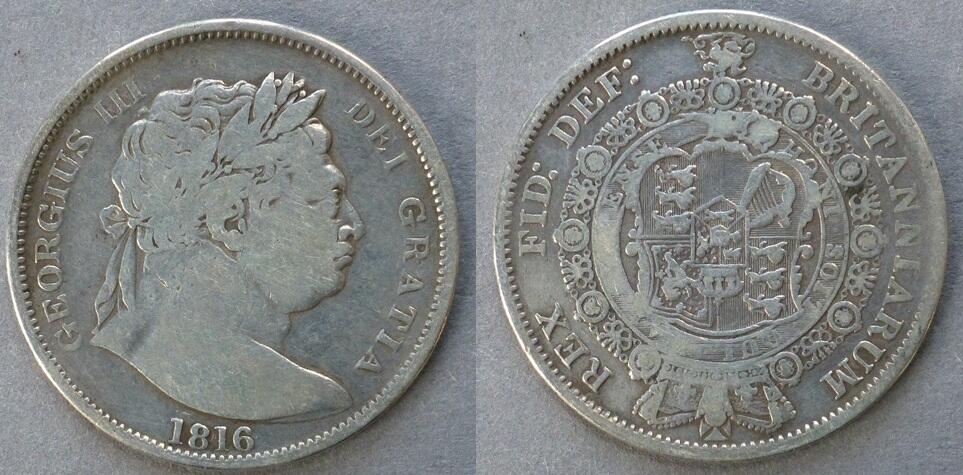 Great Britain. George III Halfcrown Great Britain. George III Halfcrown