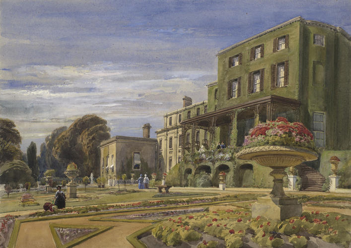 Bentley Priory: garden front Bentley Priory: garden front