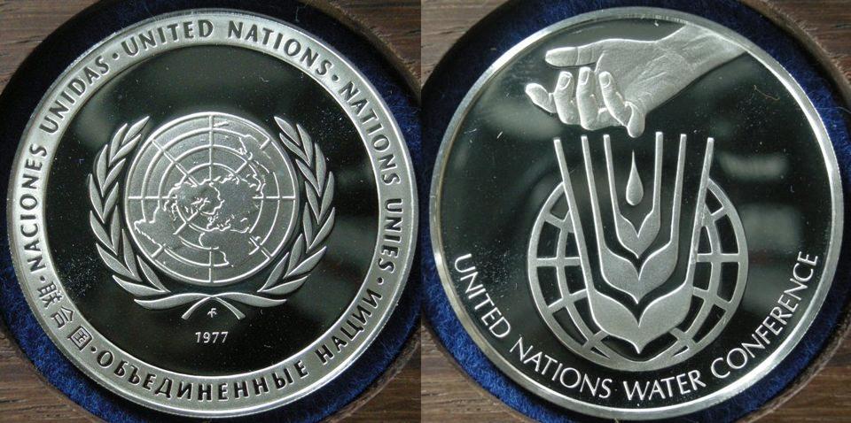 U. S. A. Medal commemorating the United Nations Water Conference, 1977 U. S. A. Medal commemorating the United Nations Water Conference, 1977