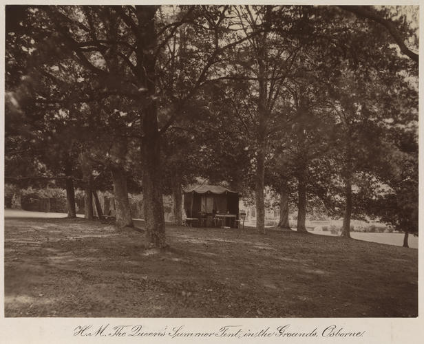H. M. The Queen's Summer Tent, in the grounds, Osborne H. M. The Queen's Summer Tent, in the grounds, Osborne