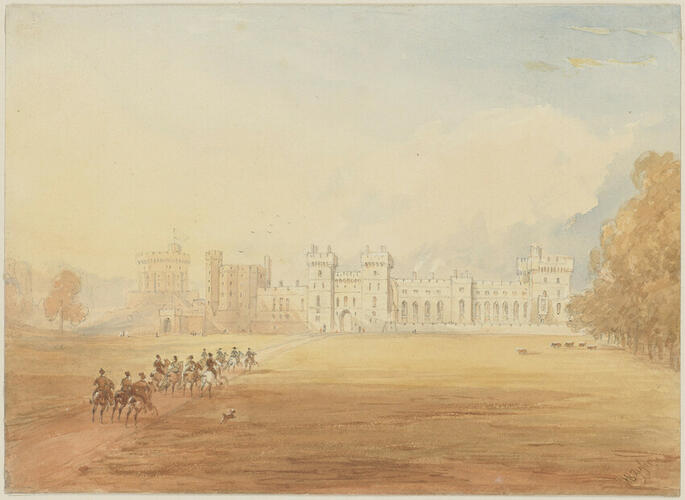 Windsor Castle: south front