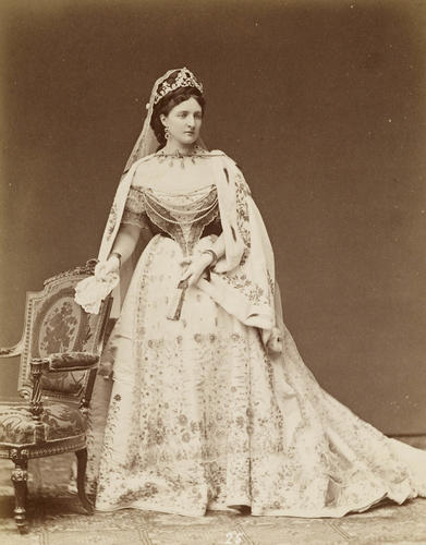 Archduchess Clotilde, wife of Archduke Josef of Austria. [Album: Photographs. Royal Portraits, c. 1868-1877]