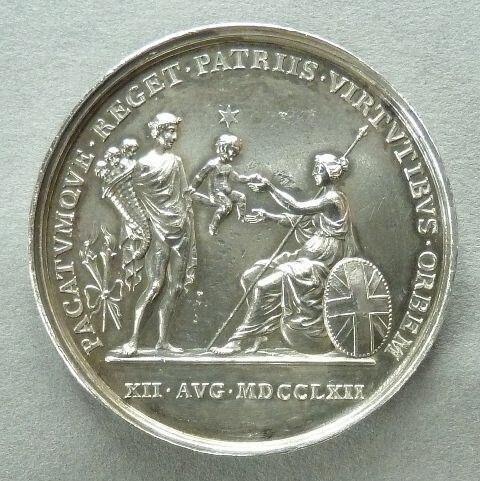 Medal commemorating the birth of the Prince of Wales