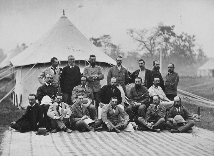 His Royal Highness, Sir Henry Ramsey and Party (Kumaon, Feb 1876): Prince of Wales Tour of India 1875-6 (vol. 6)