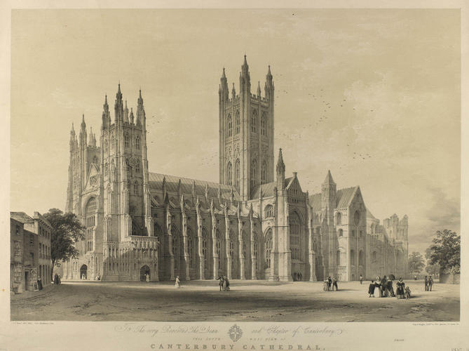 South West View of Canterbury Cathedral