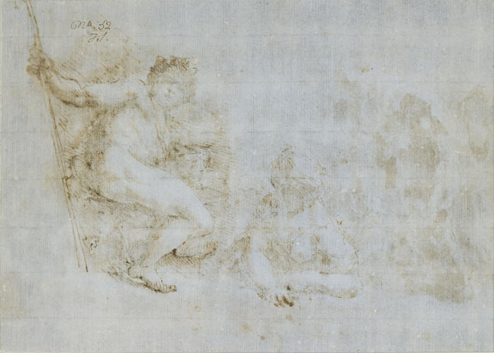 Studies for the drunken Silenus Studies for the drunken Silenus