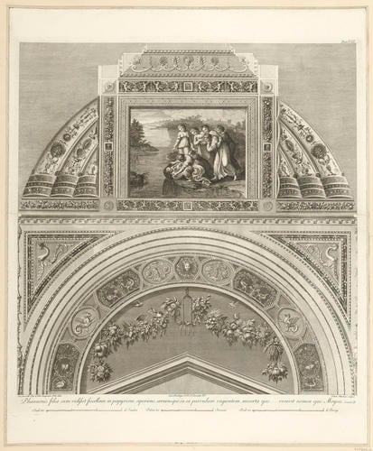 Master: Logge di Rafaele nel Vaticano
Item: An elevation of a quarter of the vault of the eighth bay of the Raphael Loggia