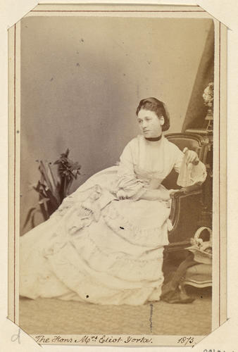 The Hon. Mrs Eliot Yorke. [Royal Household Portraits. Volume 55. ]