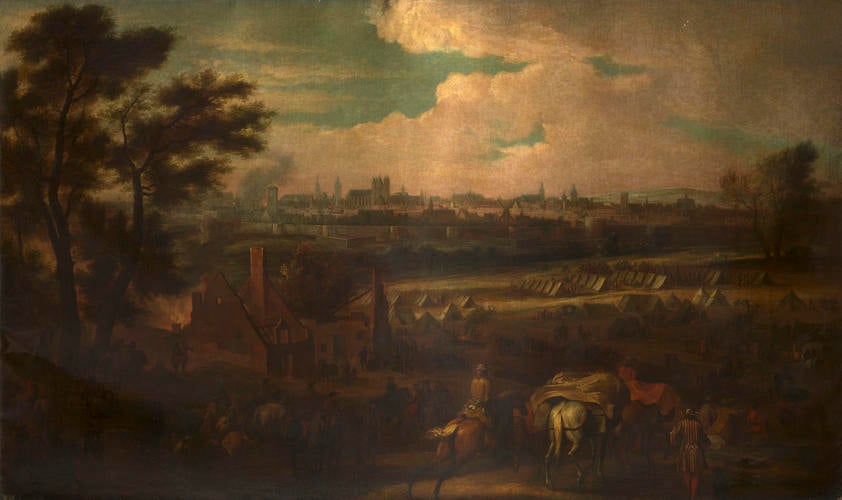 The French Army Encamped before Tournai, 1667