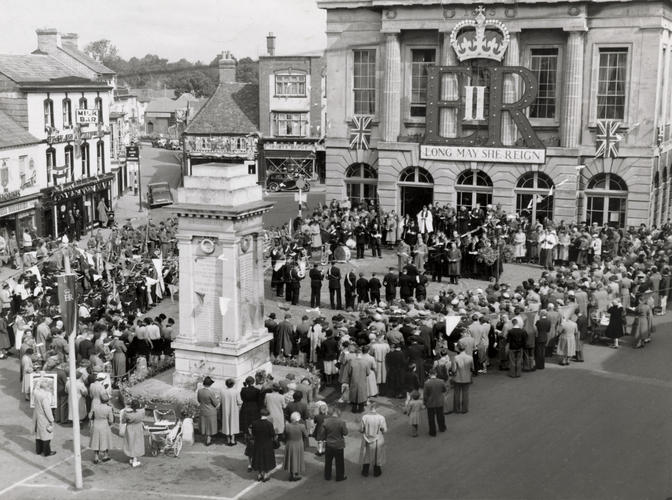 Open-Air Service on Coronation Day, Andover, 1953