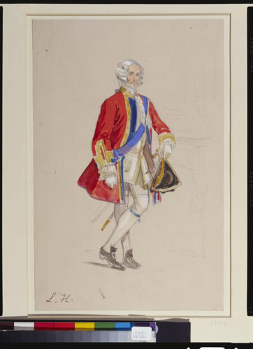 Study of Prince George of Cambridge in his costume for the fancy dress ball