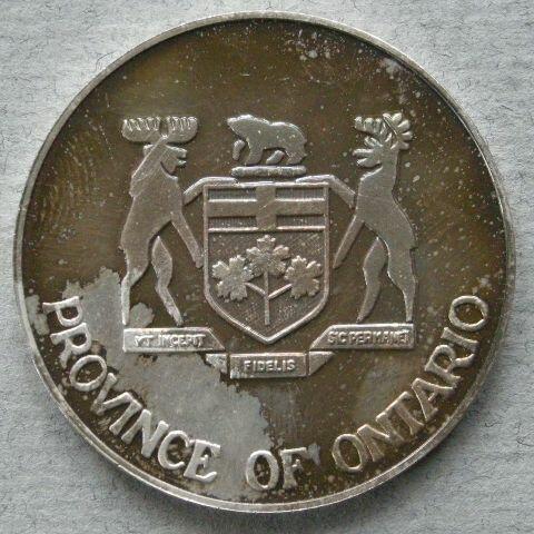 Canada. Medal commemorating the Silver Jubilee of the Reign of Queen Elizabeth II, 1977