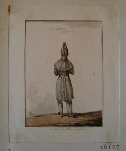 British Army. 'Soldat Anglais, en Garick'. About 1815