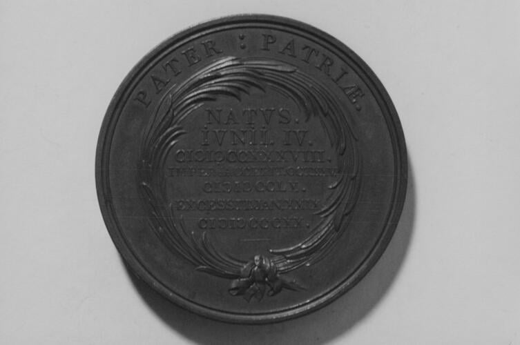 Great Britain. Medal commemorating the Death of King George III Great Britain. Medal commemorating the Death of King George III