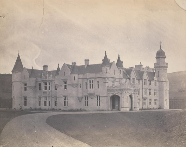 Front view of new Balmoral Castle