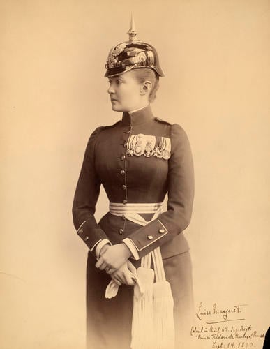 The Duchess of Connaught (1860-1917) as Colonel-in-Chief of the 64th Infantry Regiment