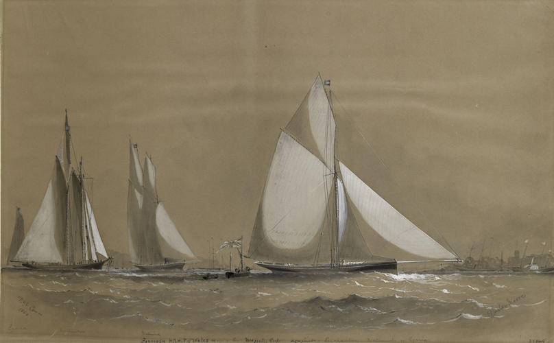 The 'Formosa' winning the Queen's Cup, 3 August 1880 The 'Formosa' winning the Queen's Cup, 3 August 1880