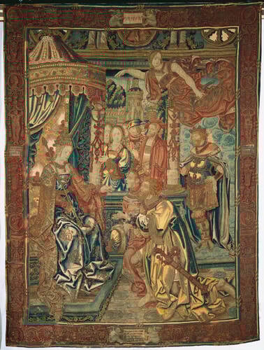 Master: Dido and Aeneas
Item: Sergestus and Cloanthus reporting to Dido the arrival of Aeneas at Carthage Master: Dido and Aeneas
Item: Sergestus and Cloanthus reporting to Dido the arrival of Aeneas at Carthage