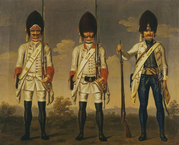Grenadiers, two unidentified Infantry Regiments and Infantry Regiment 