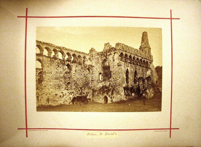 Palace, St David's [Photographs in South Wales, 1871]