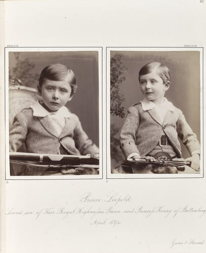 Prince Leopold of Battenberg, 1894 [in Portraits of Royal Children Vol. 41 1893-1894]