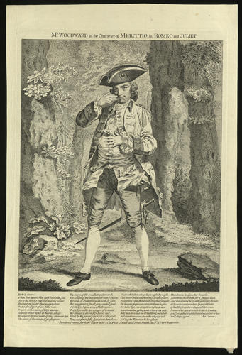Henry Woodward in the Character of Mercutio in 'Romeo and Juliet'