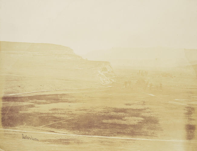 Valley of Inkerman. [Crimean War photographs by Robertson]