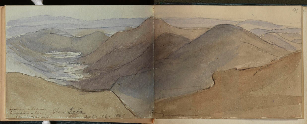 Master: SKETCHES FROM NATURE V. R. MDCCCLX TO MDCCCLXI
Item: Glen Isla