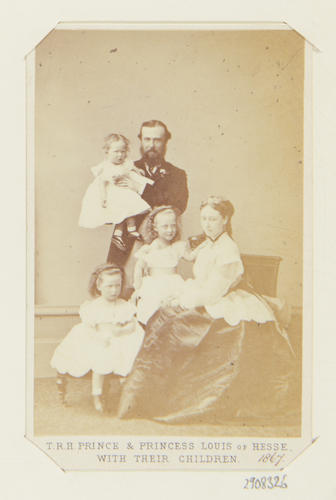 Prince and Princess Louis of Hesse, with their children Prince and Princess Louis of Hesse, with their children