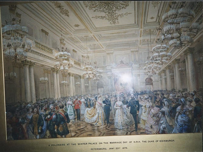 The Bal Polonais at the Winter Palace, St Petersburg, 23 January 1874