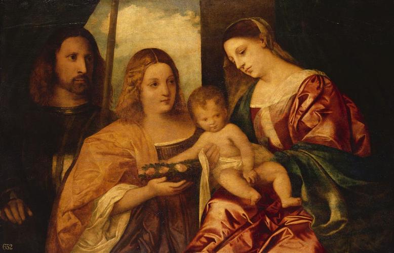 The Virgin and Child with Saints Dorothy and George The Virgin and Child with Saints Dorothy and George