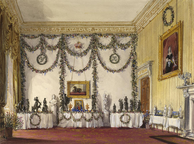 The Queen's Birthday Table at Claremont, 24 May 1847