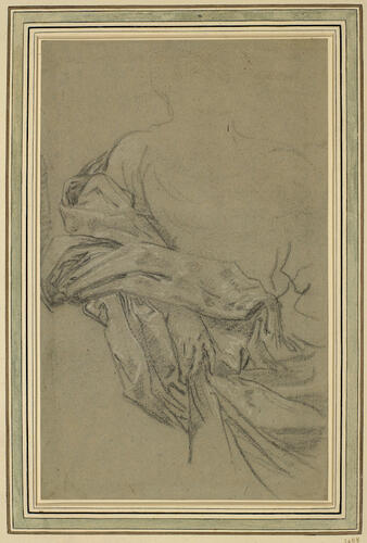 A drapery study A drapery study